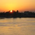 anno 2007 In Egitto -Il tramonto sul Nilo