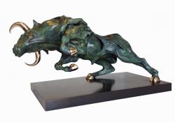 bull, sculpture, toro, scultura, bronzo, bronze, Cesare Viola, scultore, sculptor
