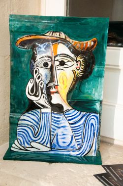 Donna con Cappello omaggio a Picasso