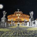 ROMA-Castel Sant'Angelo di notte 25-2016