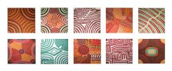 10 quadri pittura aborigena