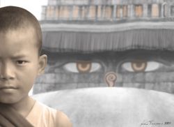 occhi del buddha