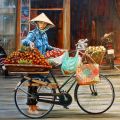 Venditrice di frutta ad Hanoi