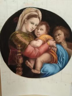 Madonna della Seggiola - omaggio a Raffaello