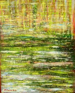reflections in the lake_40 cm x 50 cm