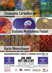 Milano art gallery: inaugurazione della mostra di corbellini, fusari e monschauer